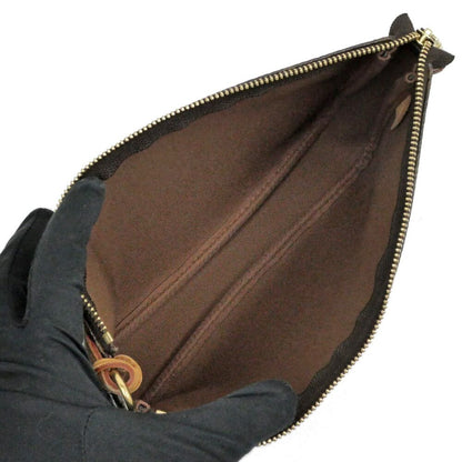 Louis Vuitton Monogram Cherry Pochette Brown Leather Pouch Mini Bag Takashi — view 5