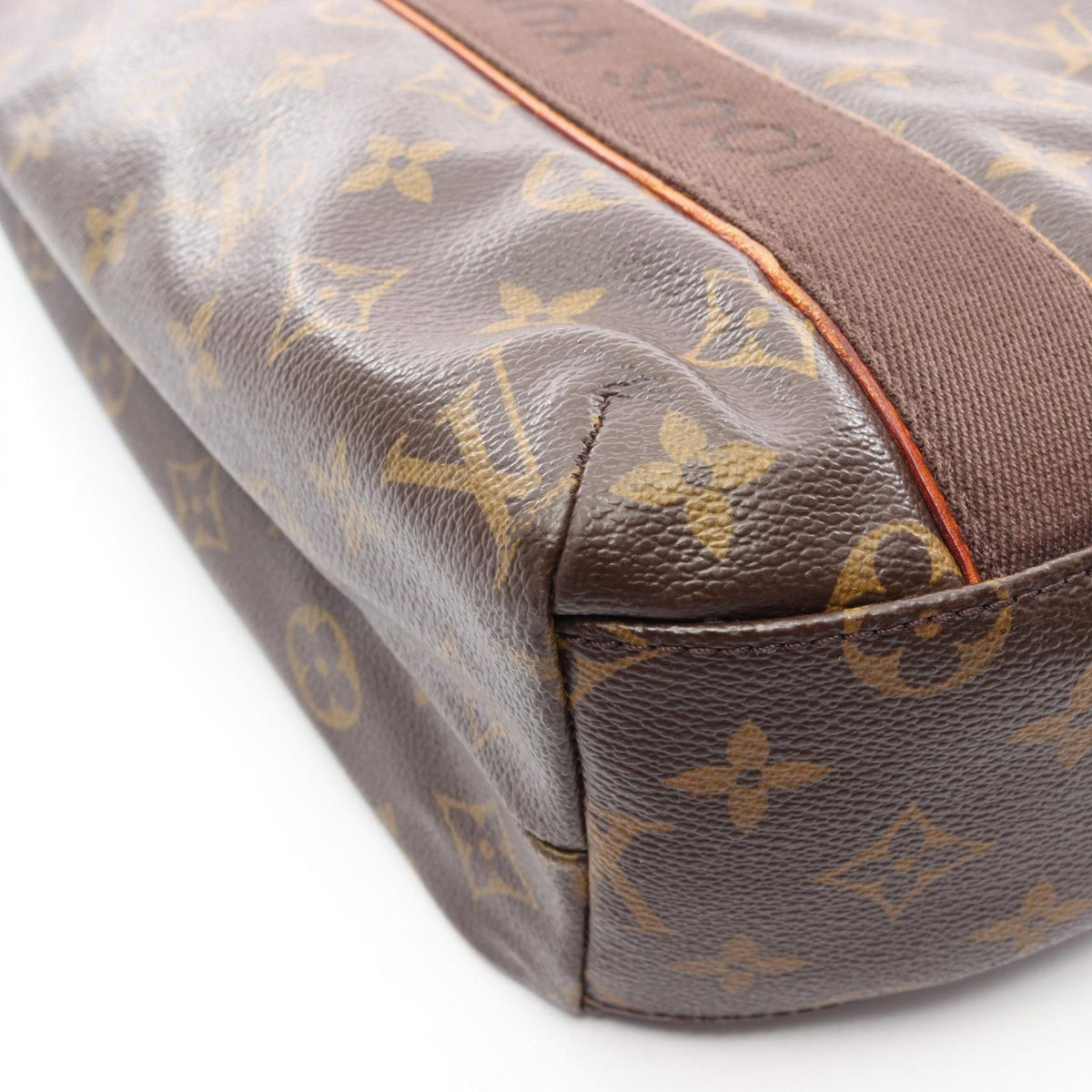 Louis Vuitton Tote Bag Beaubourg Monogram Canvas Leather Cover — view 7