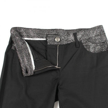 Chanel Pants Lion Button Black Wool — view 5