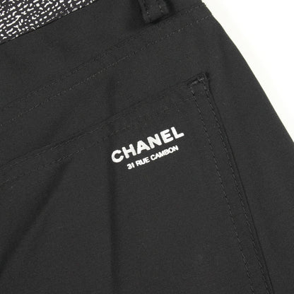 Chanel Pants Lion Button Black Wool — view 7