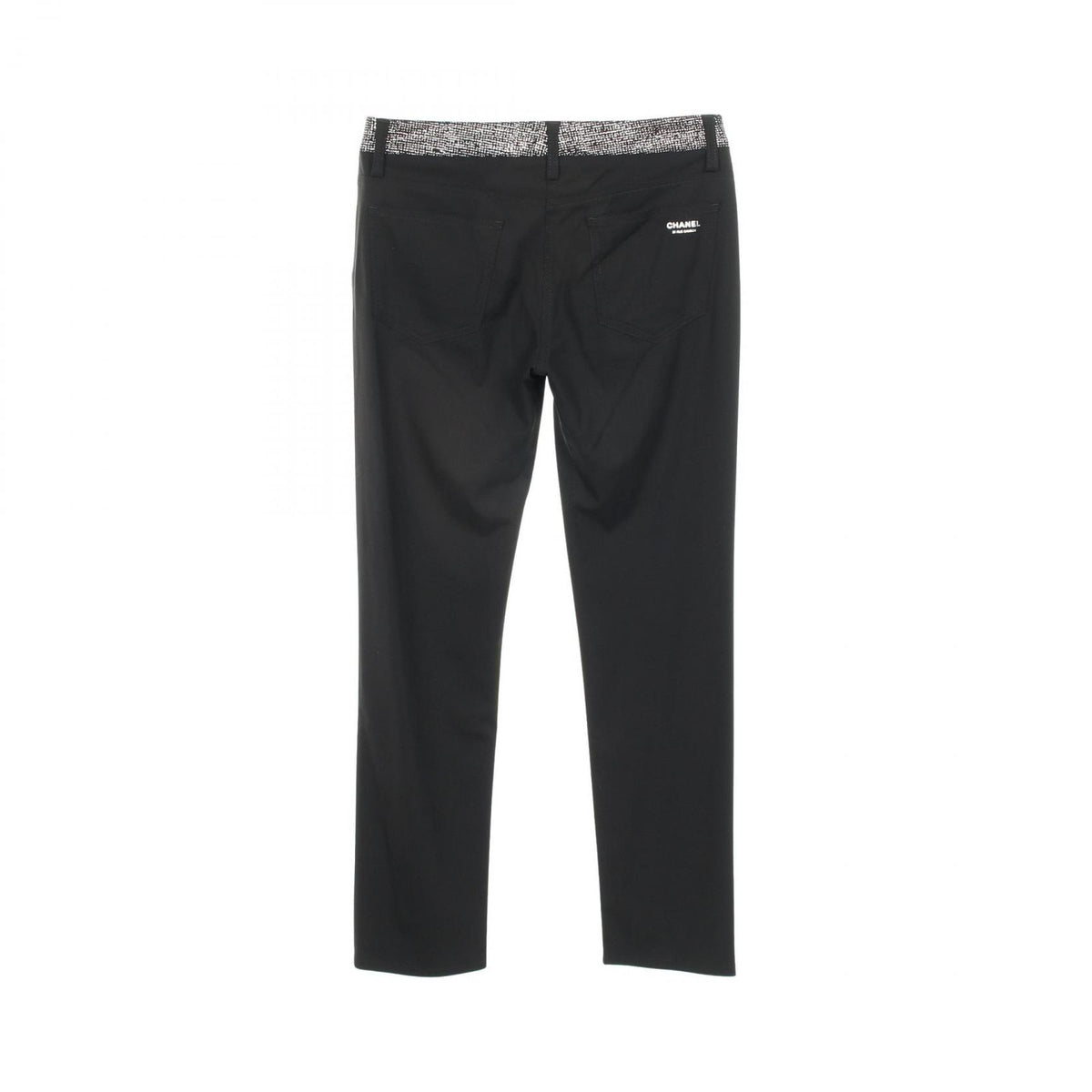 Chanel Pants Lion Button Black Wool — view 2