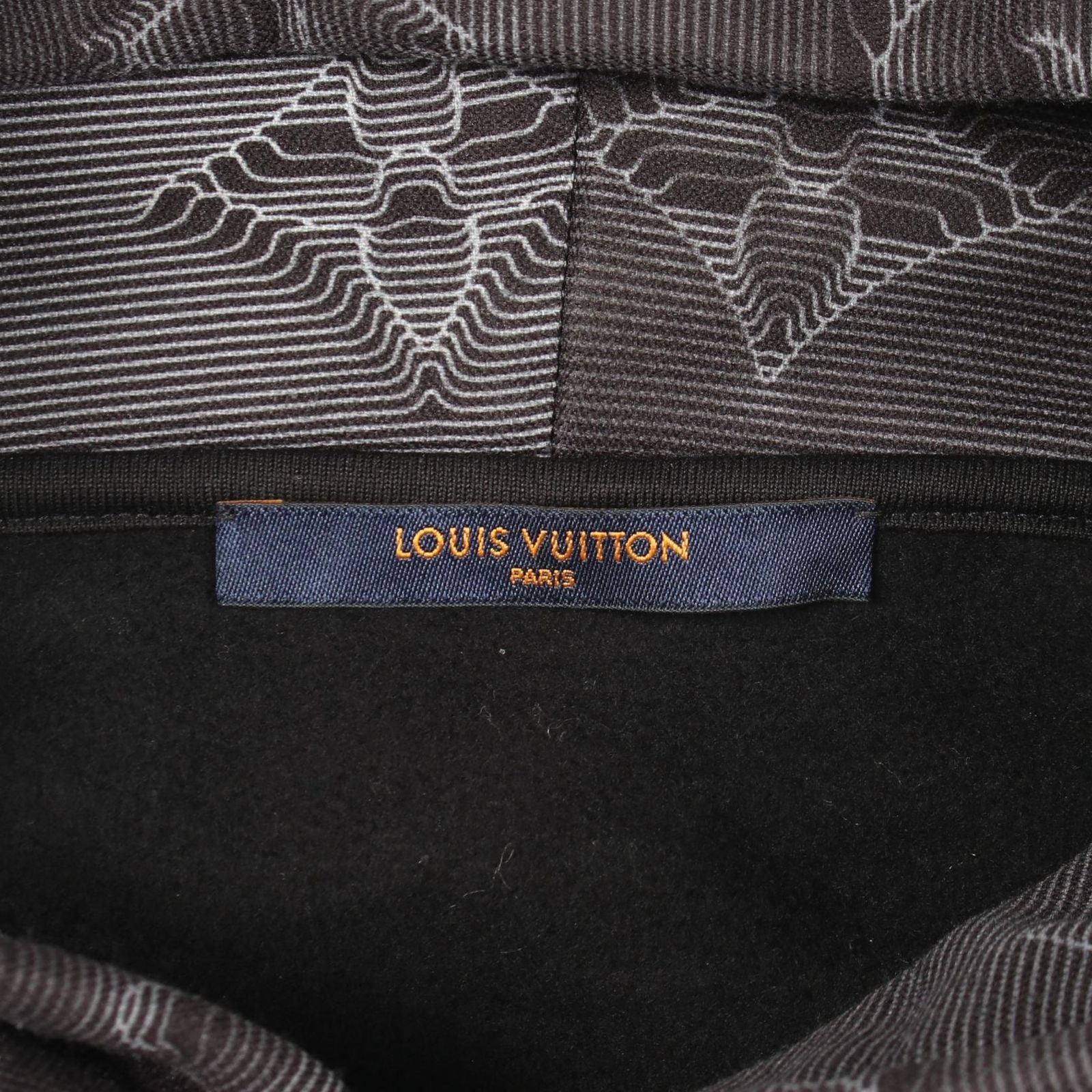 Louis Vuitton Hoodie Monogram Brushed Lining Ikn Cotton — view 3