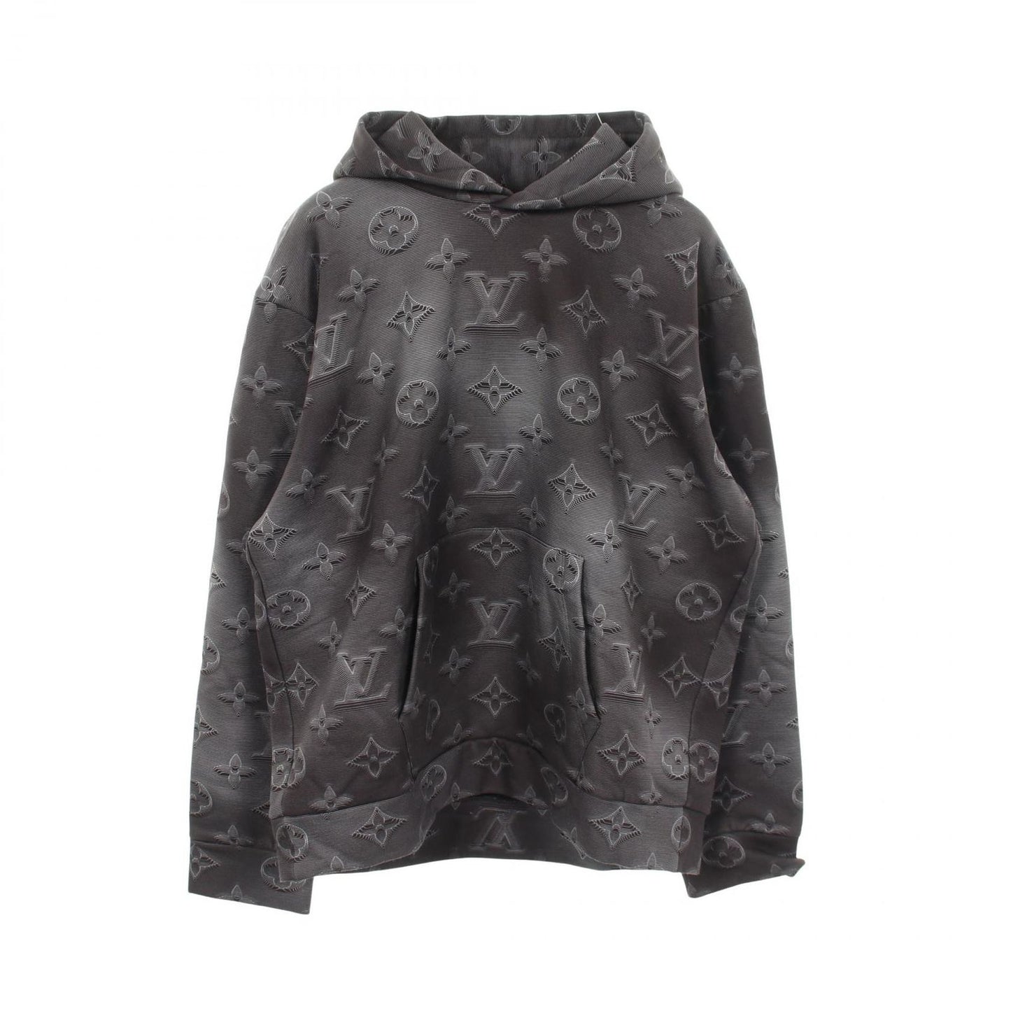 Louis Vuitton Hoodie Monogram Brushed Lining Ikn Cotton