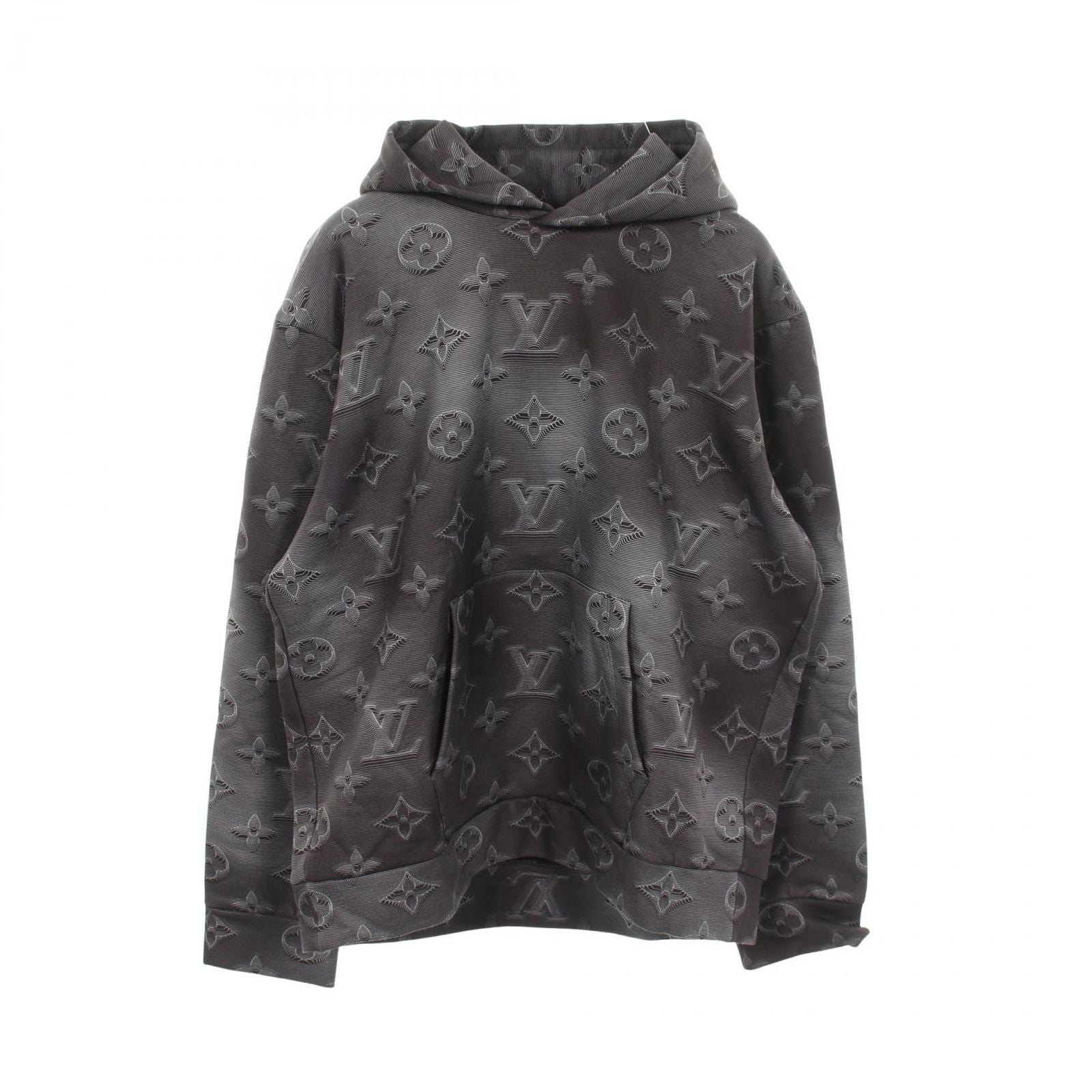 Louis Vuitton Hoodie Monogram Brushed Lining Ikn Cotton
