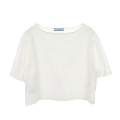 Prada Short Sleeve T-Shirt Embossed Logo Cotton