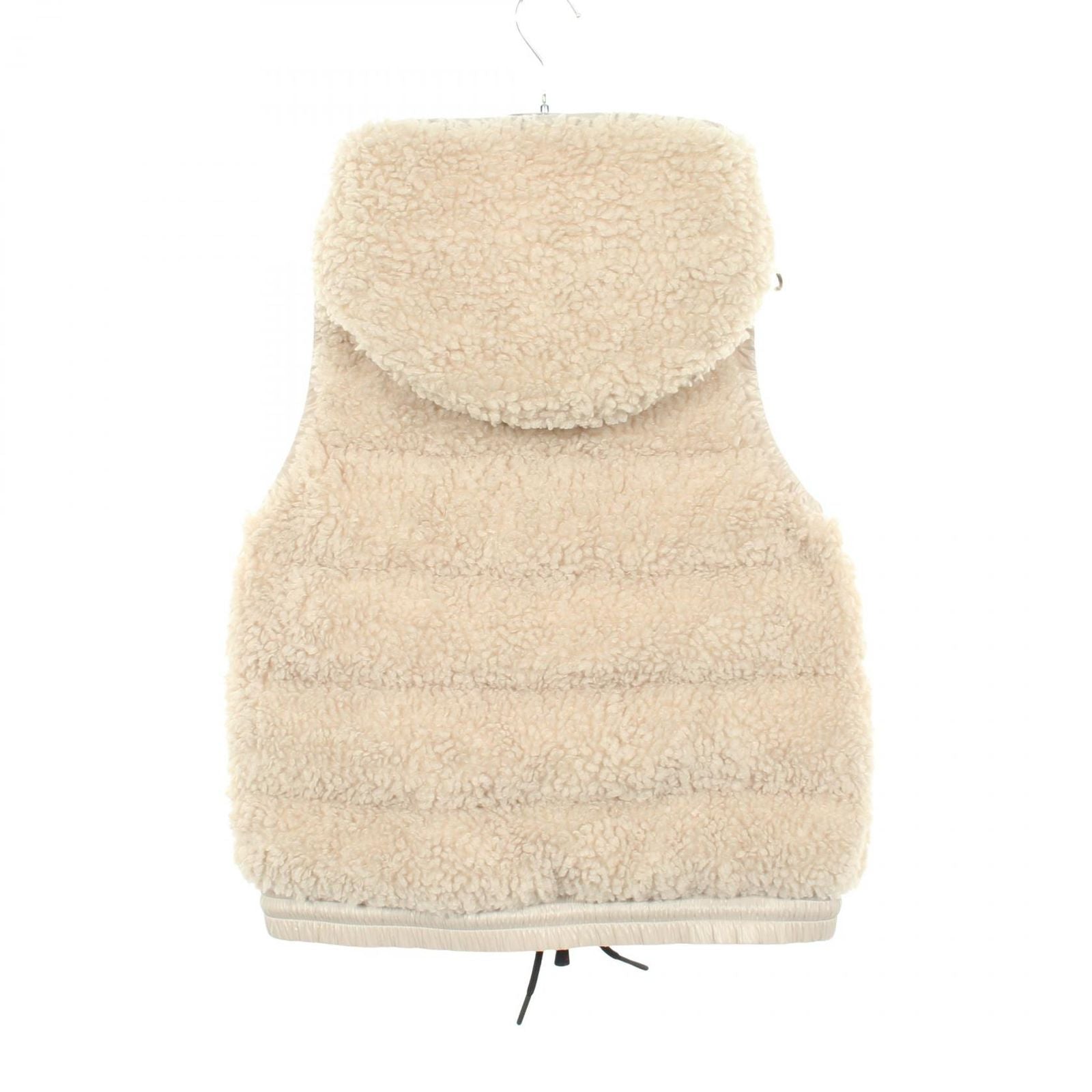 Moncler Grenoble Down Vest Teddy Fleece with Hood Nylon — view 2