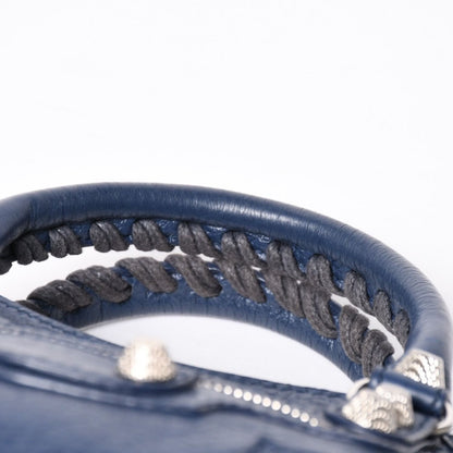 Balenciaga Classic Mini City 2-Way Handbag Navy — view 7
