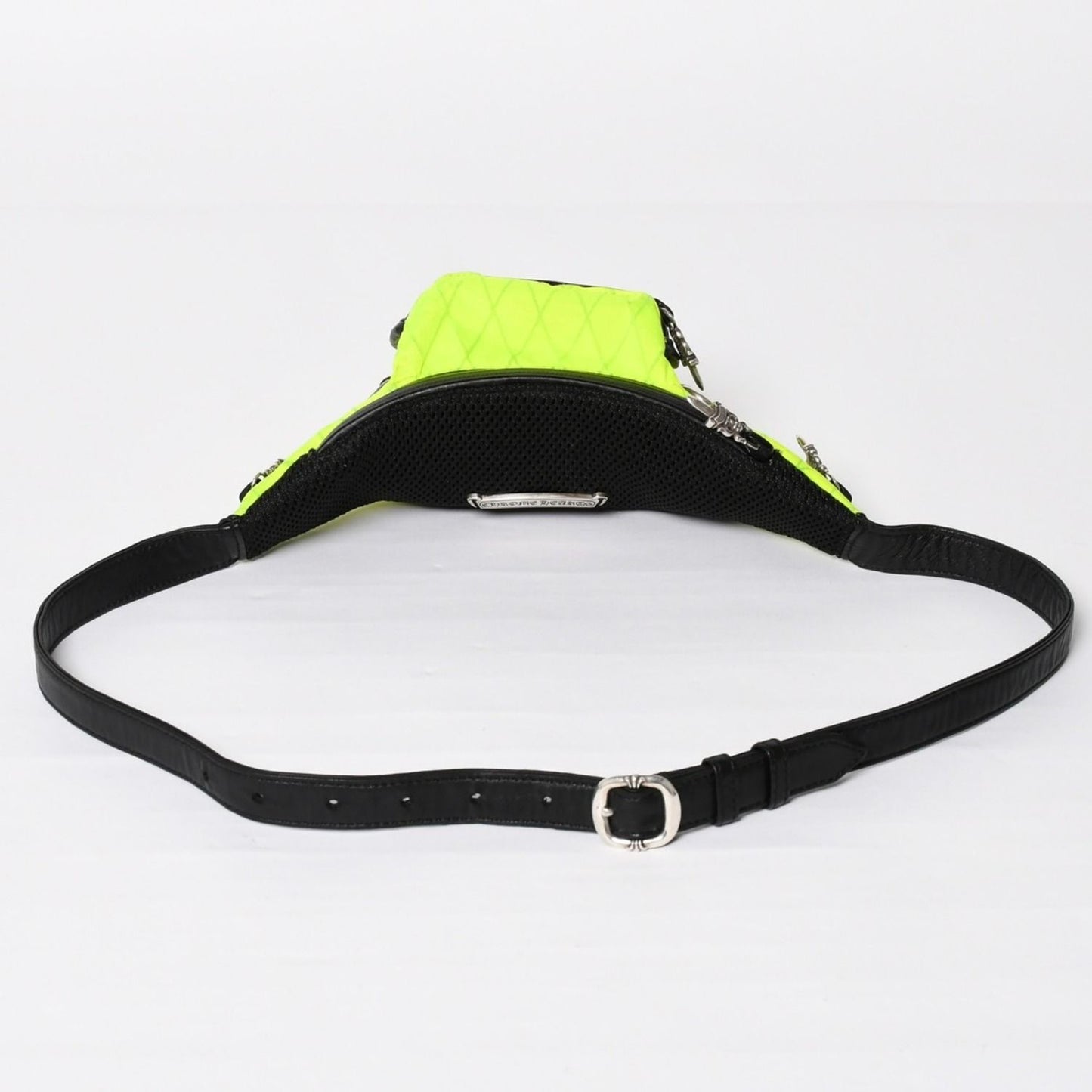 Chrome Hearts 1 Snat Pack Nylon Shoulder Bag Dagger Gunslinger Lime Green — view 2