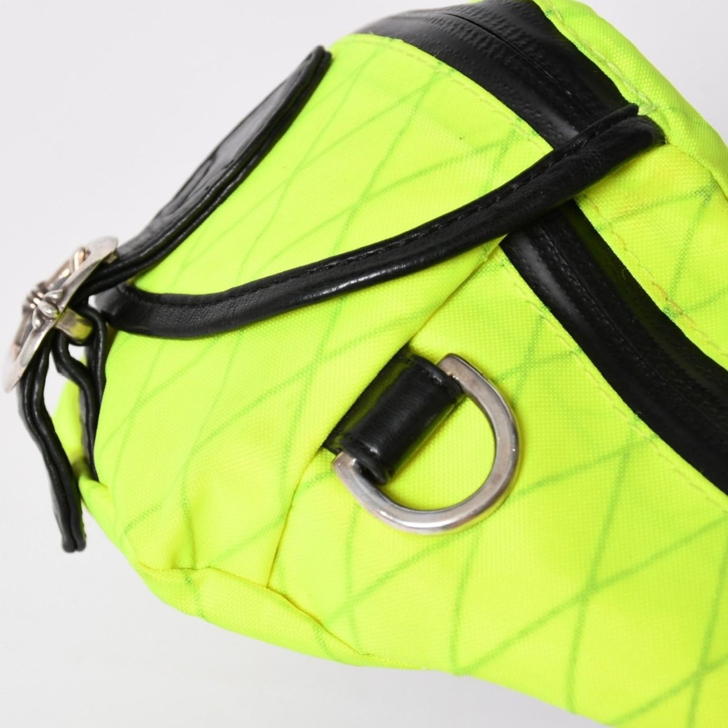 Chrome Hearts 1 Snat Pack Nylon Shoulder Bag Dagger Gunslinger Lime Green — view 4
