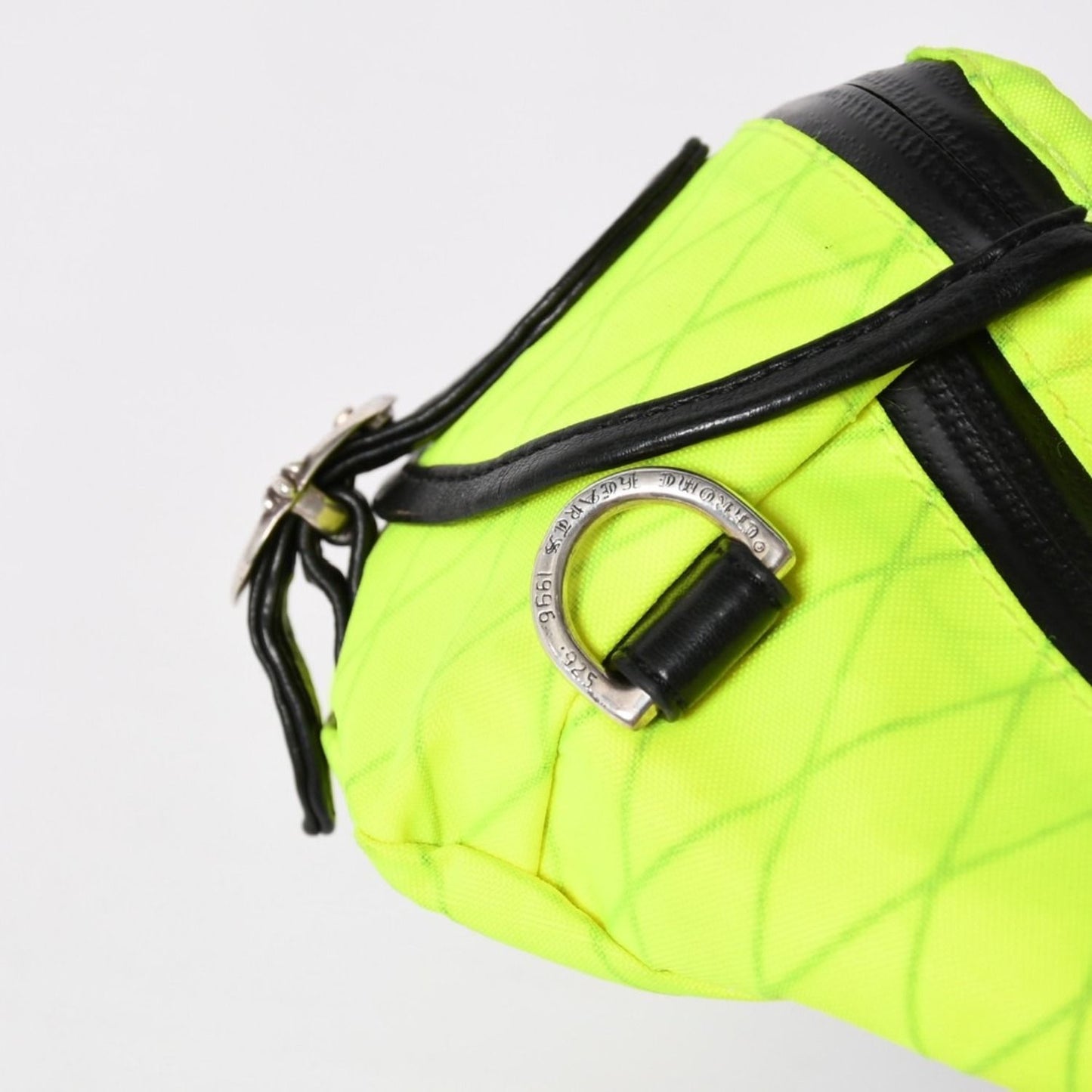Chrome Hearts 1 Snat Pack Nylon Shoulder Bag Dagger Gunslinger Lime Green — view 5