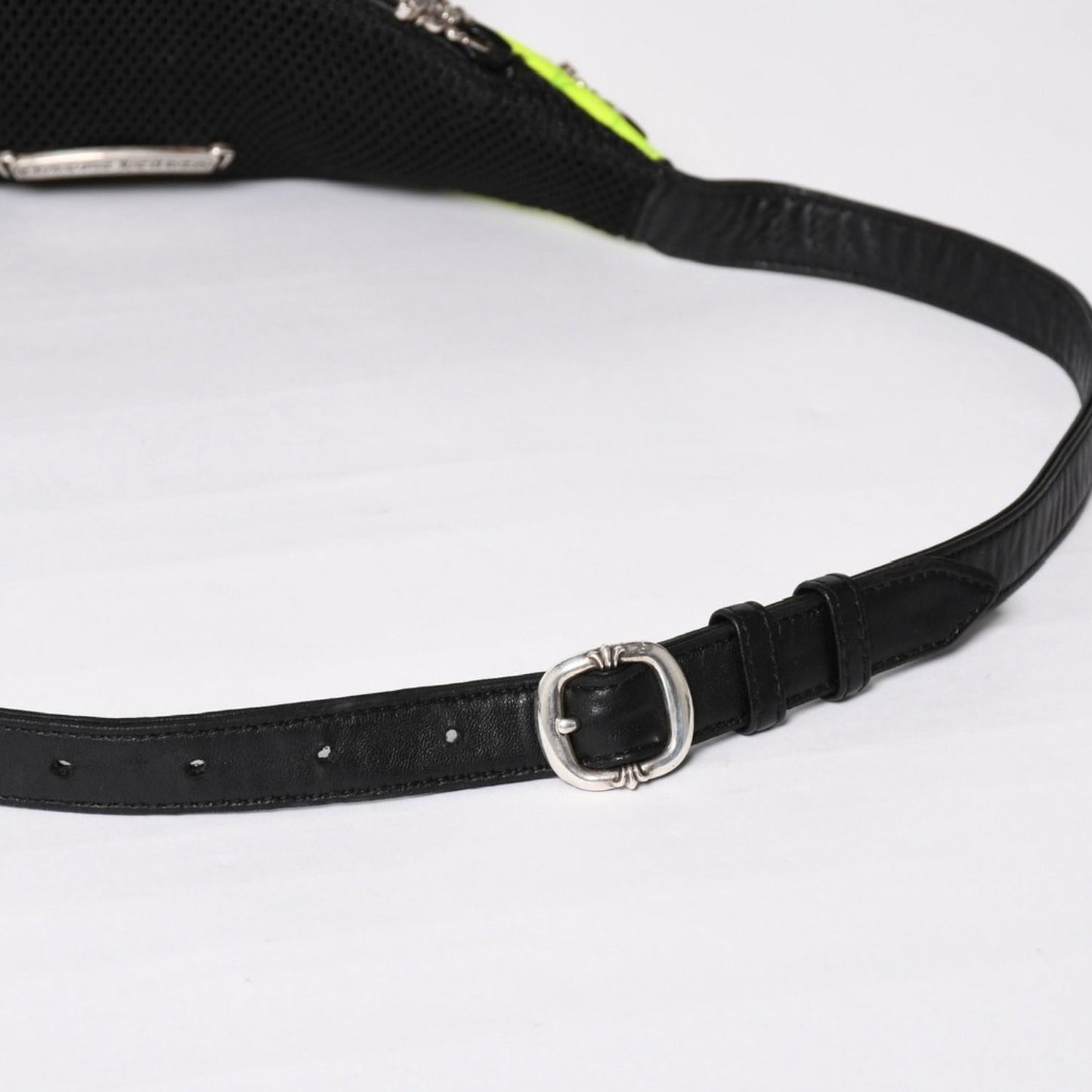Chrome Hearts 1 Snat Pack Nylon Shoulder Bag Dagger Gunslinger Lime Green — view 7
