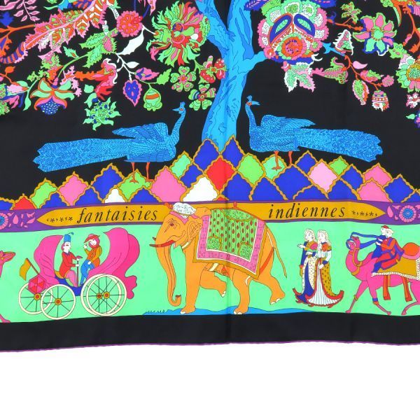Hermes Carre Geant Silk Twill Plume Scarf — view 7