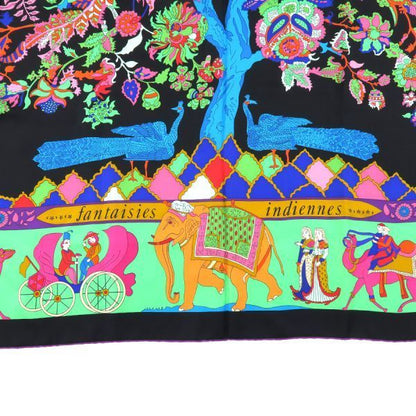 Hermes Carre Geant Silk Twill Plume Scarf — view 7