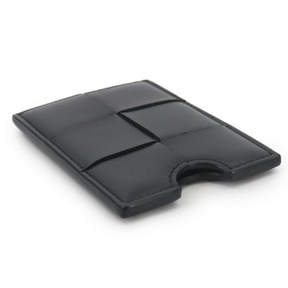 Bottega Veneta Maxi Intrecciato Card Case Leather Black — view 5