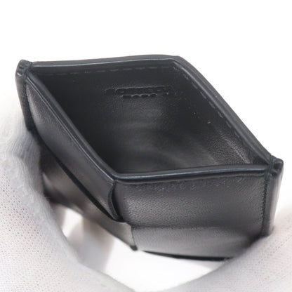 Bottega Veneta Maxi Intrecciato Card Case Leather Black — view 6