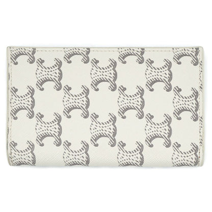 Celine Vertical Card Holder Triomphe White Case — view 2
