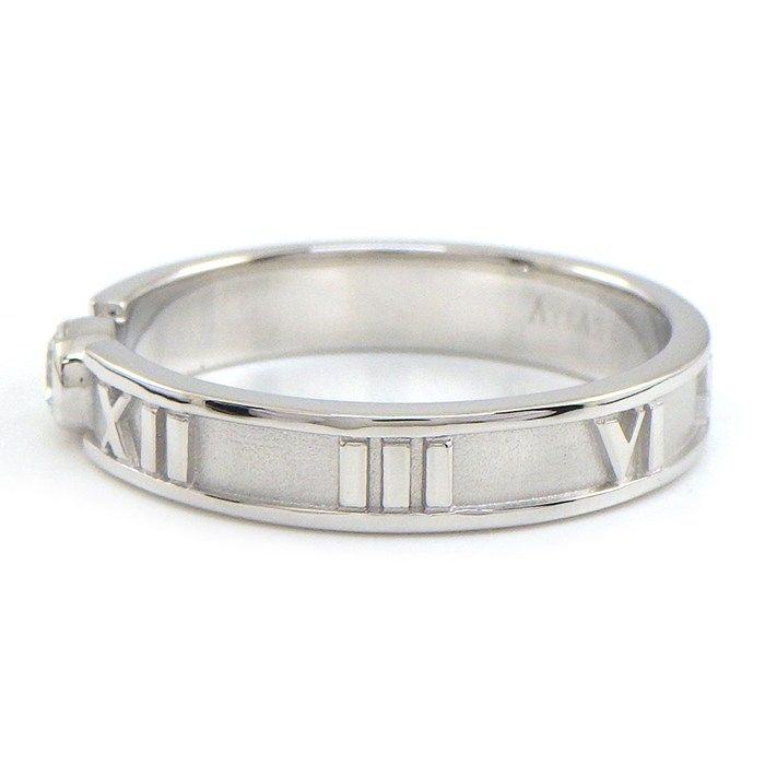 Tiffany & Co Ring Atlas Point Diamond 18K White Gold — view 2