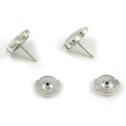 Van Cleef & Arpels Earrings Pure Alhambra Pave Diamond 18K White Gold — view 2