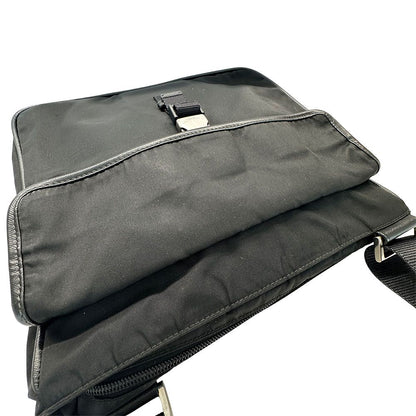 Prada Shoulder Bag Nylon Black Going Out Crossbody Adult Simple — view 6