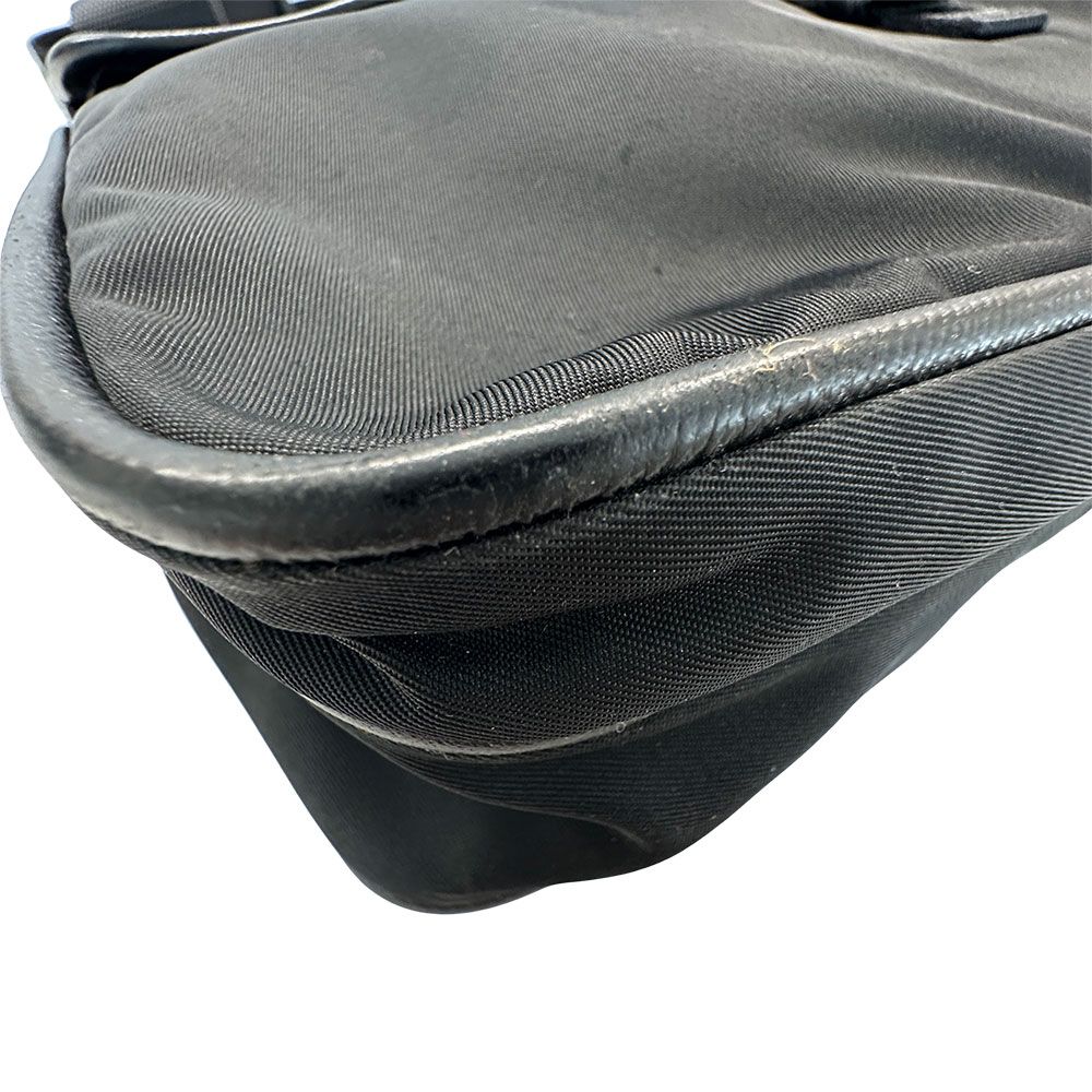 Prada Shoulder Bag Nylon Black Going Out Crossbody Adult Simple — view 4