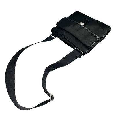 Prada Shoulder Bag Nylon Black Going Out Crossbody Adult Simple — view 7
