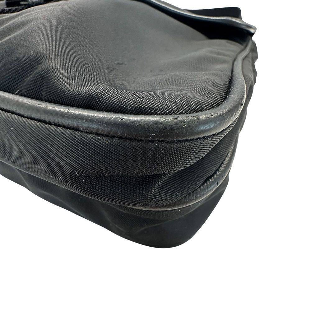 Prada Shoulder Bag Nylon Black Going Out Crossbody Adult Simple — view 5