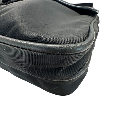 Prada Shoulder Bag Nylon Black Going Out Crossbody Adult Simple — view 5