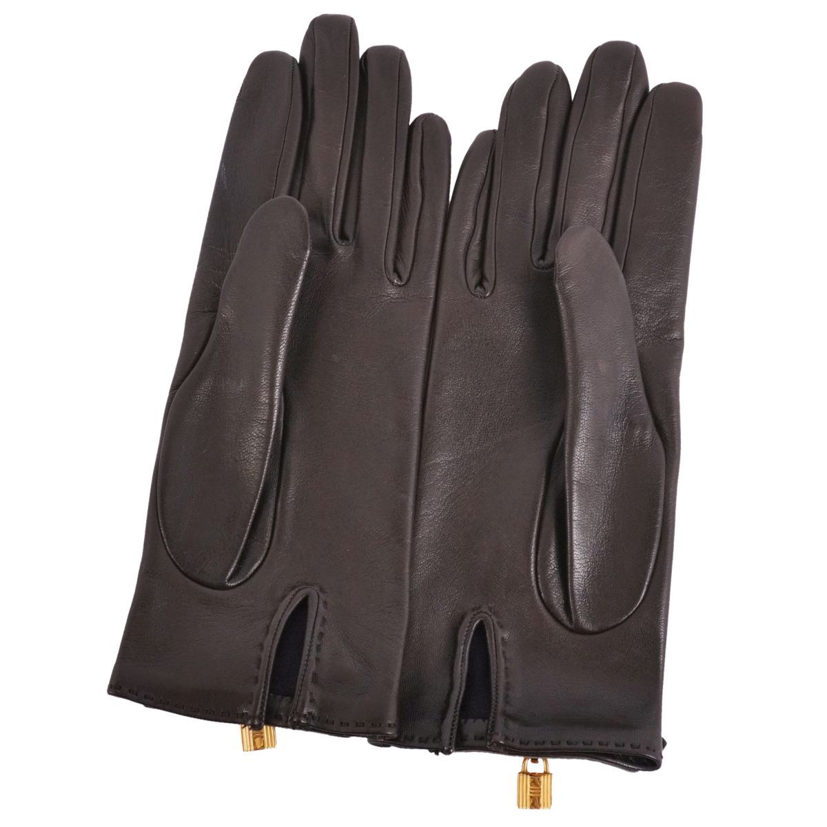 Hermes Gloves Kelly Cadena Padlock — view 2