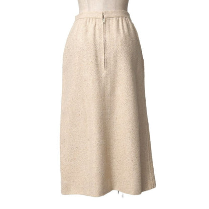 Celine Vintage Suit 38 Tweed Herringbone Jacket Skirt — view 4