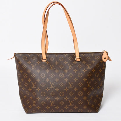 Louis Vuitton Iena MM Tote Bag Monogram Brown Gold — view 2