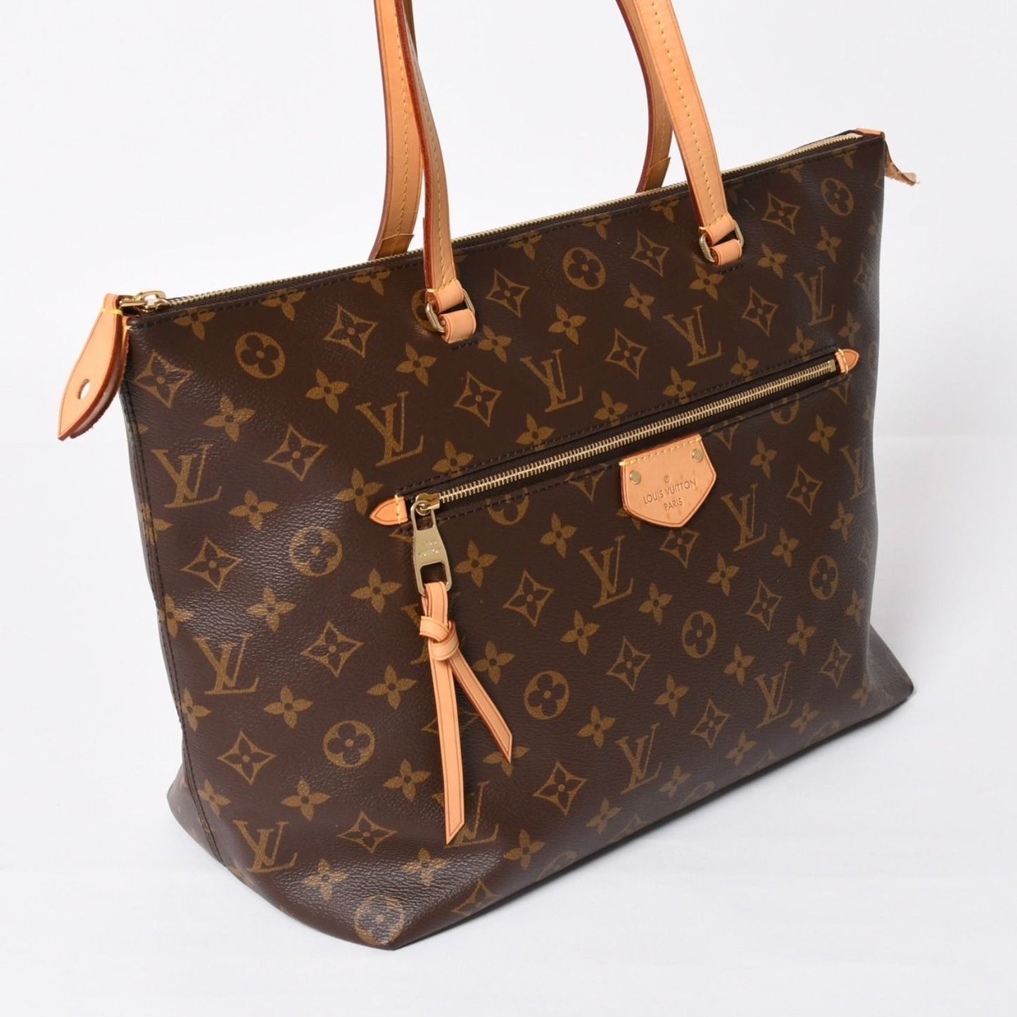 Louis Vuitton Iena MM Tote Bag Monogram Brown Gold — view 3