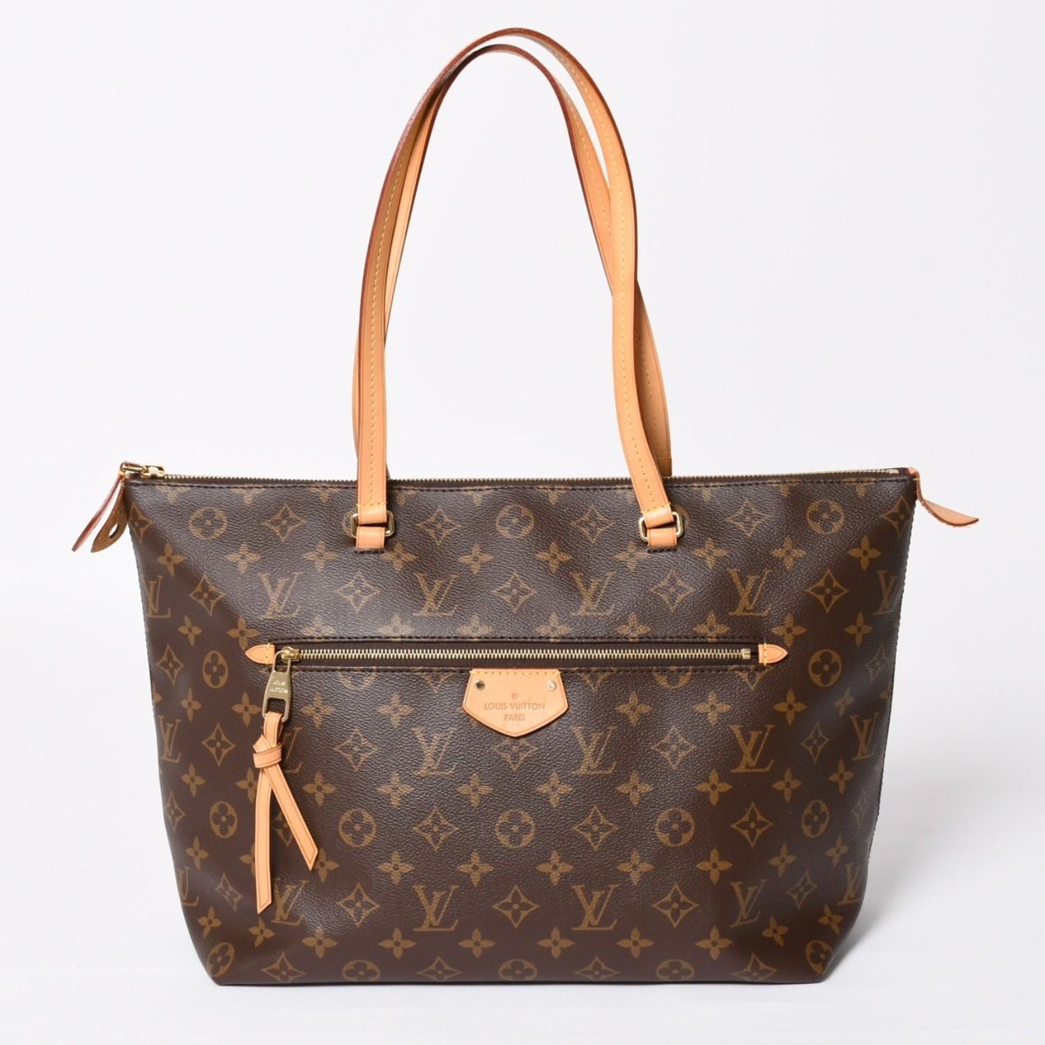 Louis Vuitton Iena MM Tote Bag Monogram Brown Gold