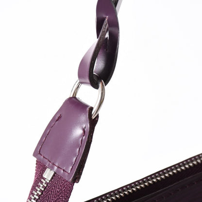 Louis Vuitton Pochette Accessoires Pouch Epi Purple Silver — view 4
