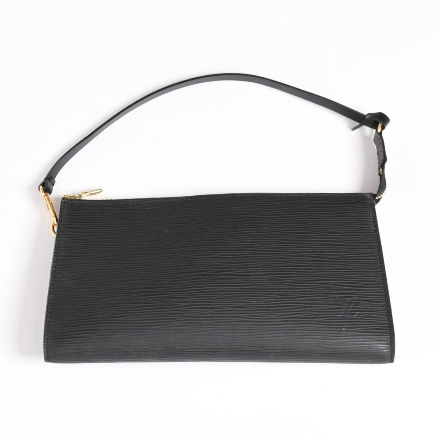 Louis Vuitton Pochette Accessoires Pouch Epi Black Gold