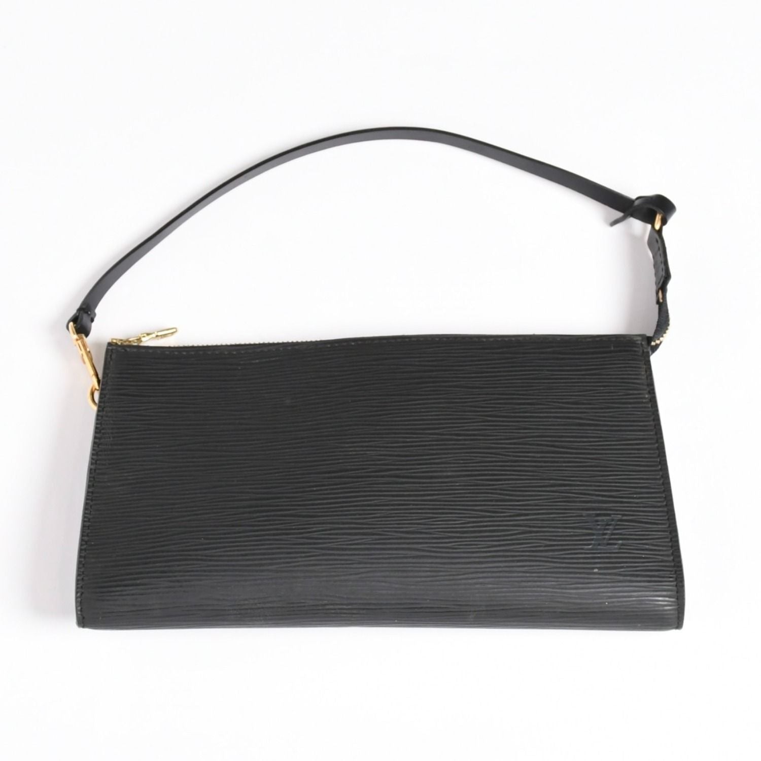 Louis Vuitton Pochette Accessoires Pouch Epi Black Gold