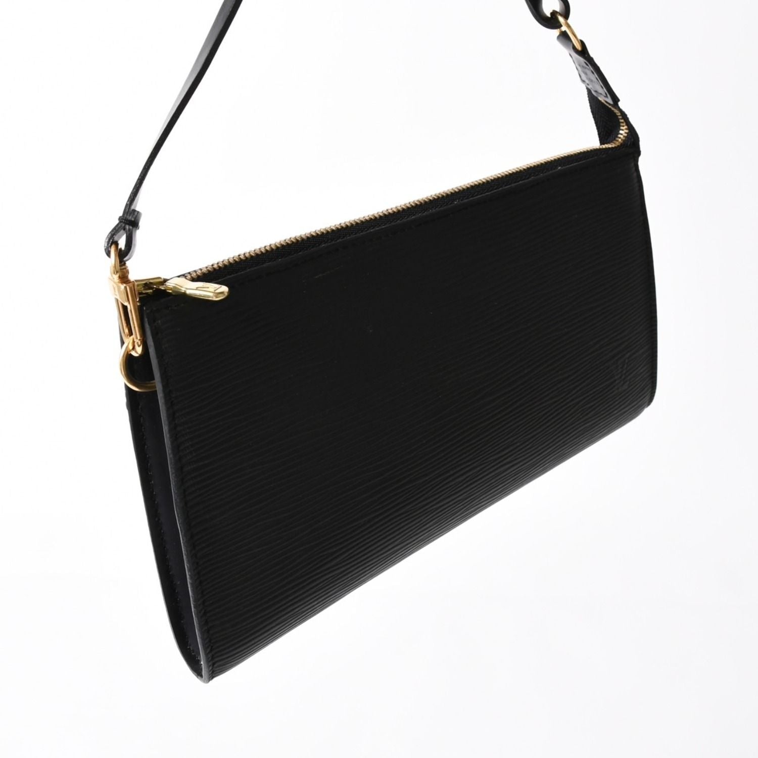 Louis Vuitton Pochette Accessoires Pouch Epi Black Gold — view 3