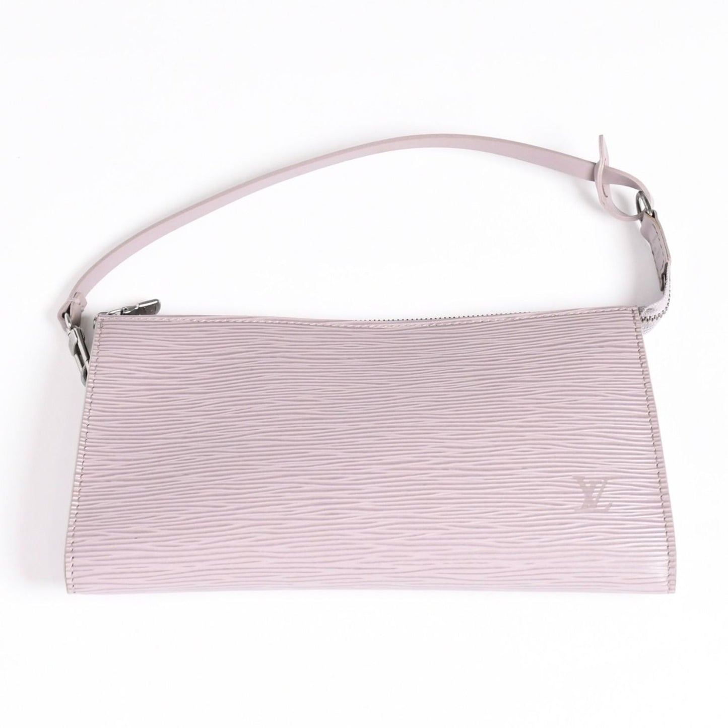 Louis Vuitton Pochette Accessoires Pouch Epi Lavender Silver