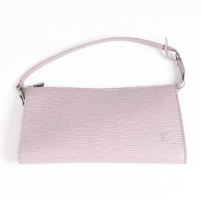 Louis Vuitton Pochette Accessoires Pouch Epi Lavender Silver