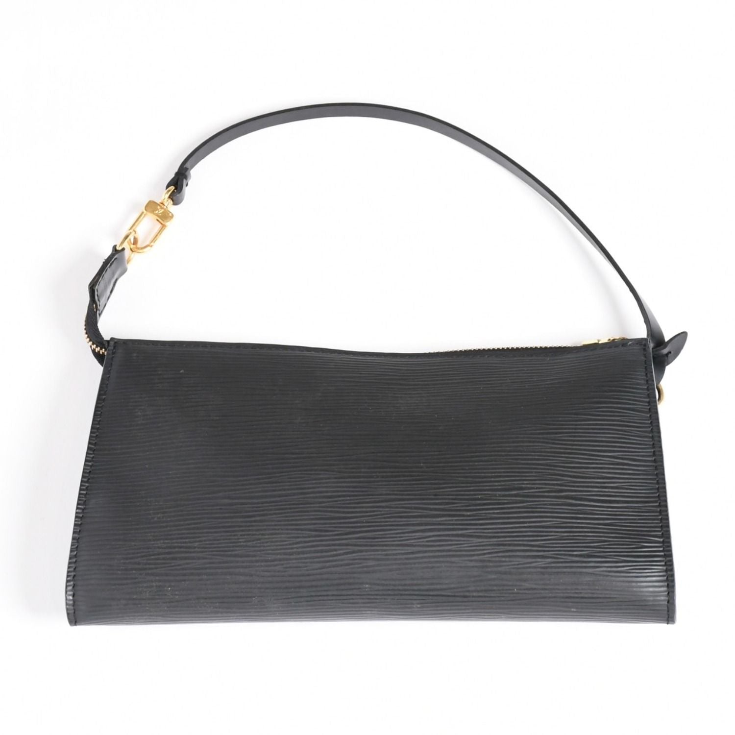 Louis Vuitton Pochette Accessoires Pouch Epi Black Gold — view 2