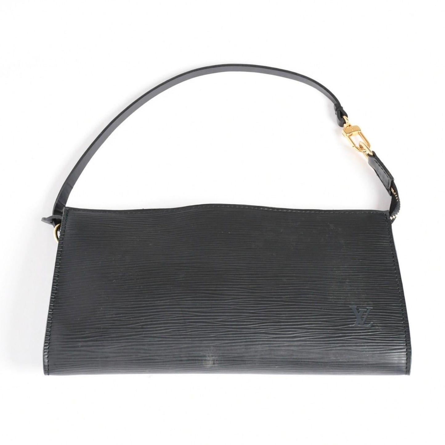 Louis Vuitton Pochette Accessoires Pouch Epi Black Gold