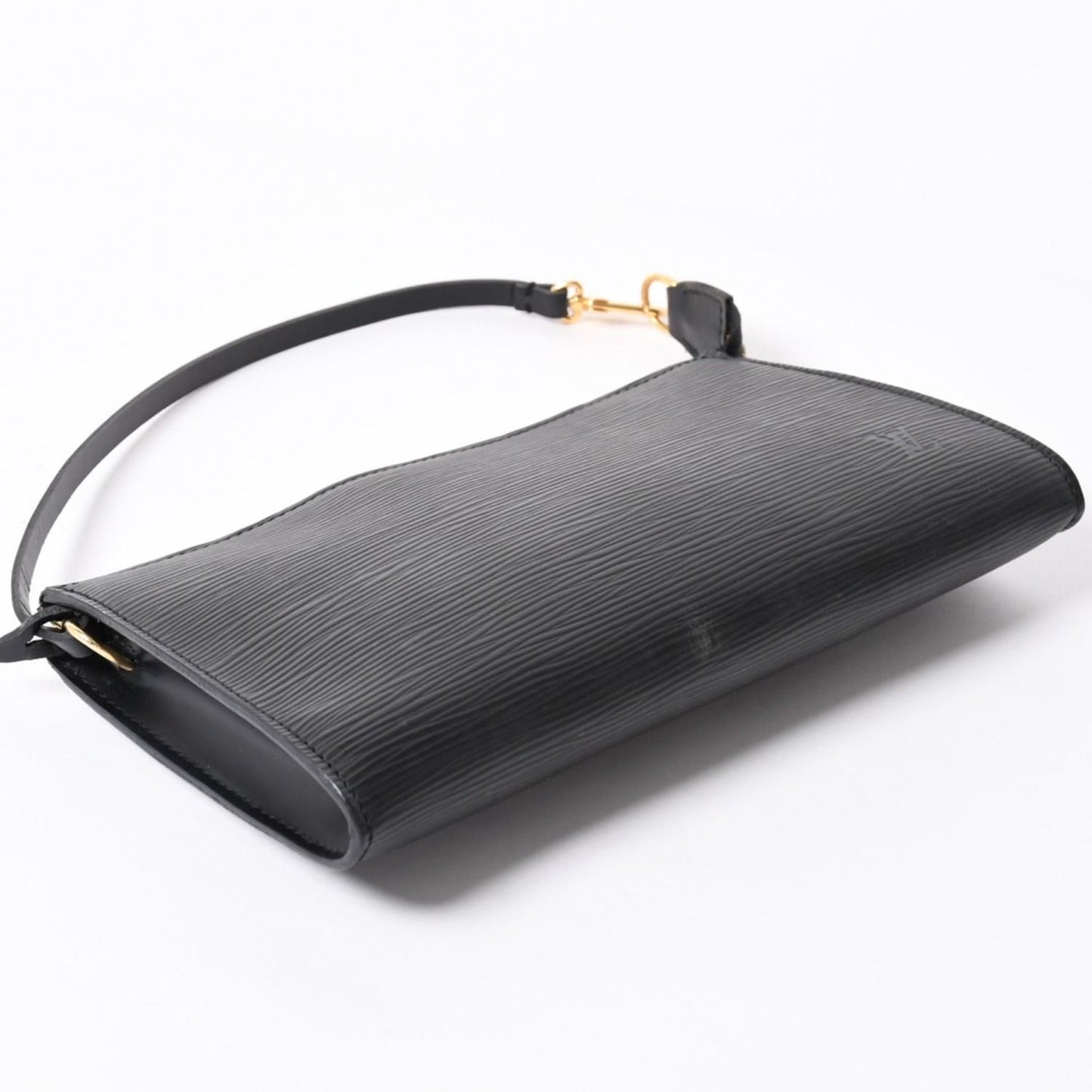 Louis Vuitton Pochette Accessoires Pouch Epi Black Gold — view 6