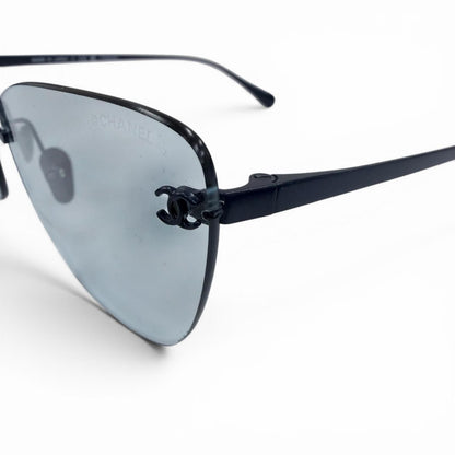 Chanel Sunglasses Navy — view 8