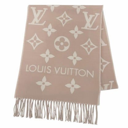 Louis Vuitton Scarf LV Essential 100% Wool Beige Rose 170 34