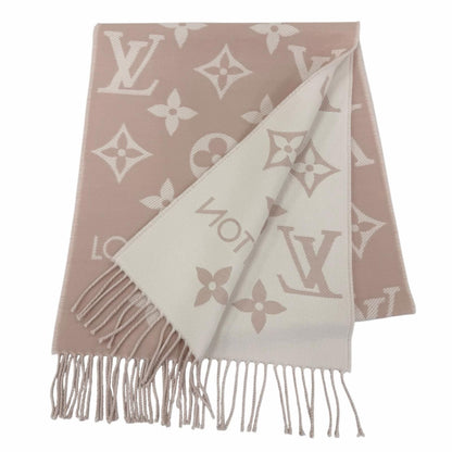 Louis Vuitton Scarf LV Essential 100% Wool Beige Rose 170 34 — view 3