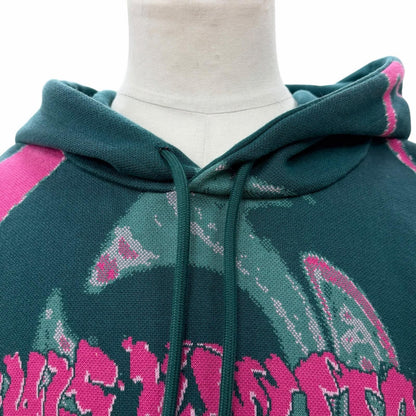 Louis Vuitton Cotton Graphic Logo Pullover Hoodie Green — view 2