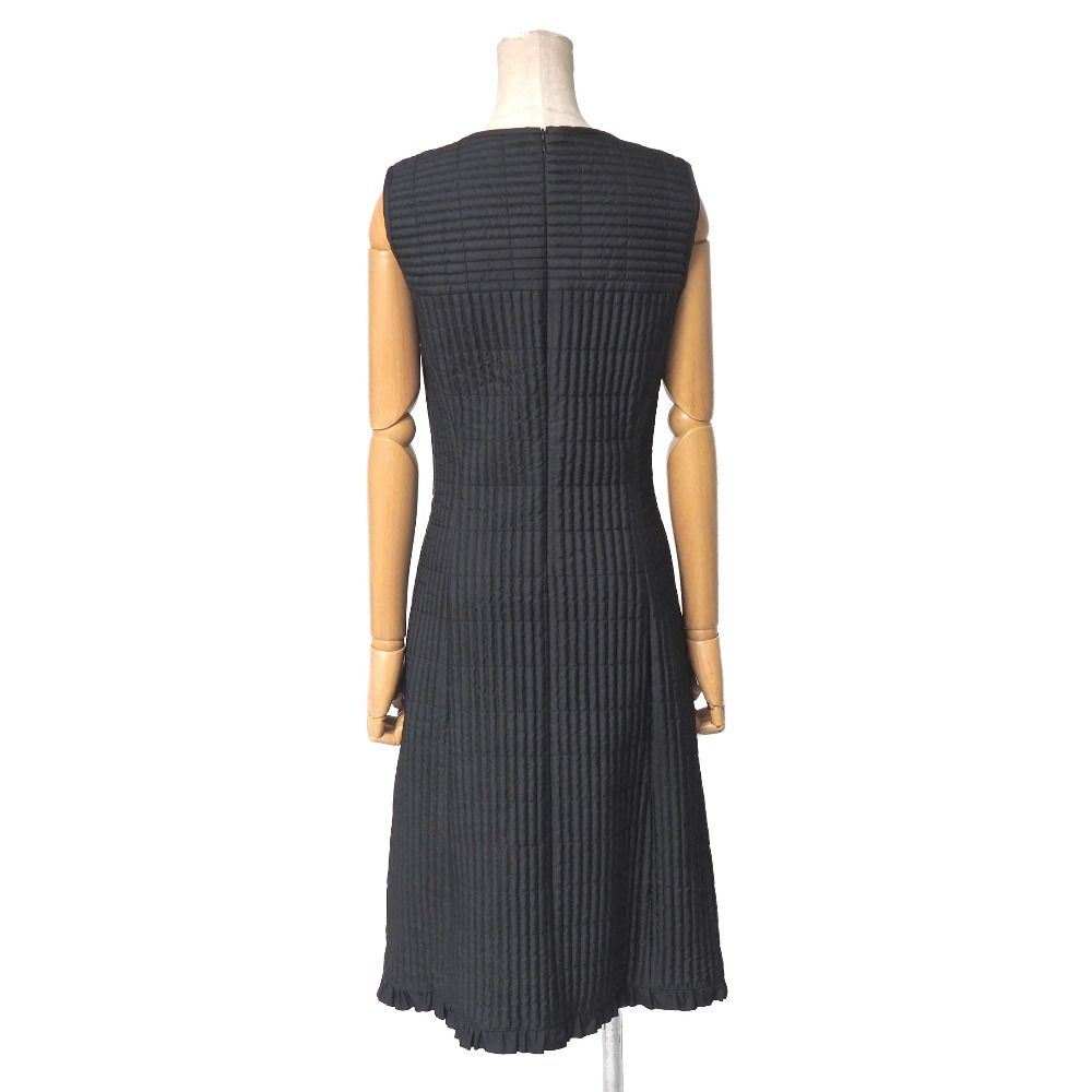Fendi Vintage Dress 42 Quilted Ruffles — view 3