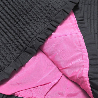 Fendi Vintage Dress 42 Quilted Ruffles — view 5