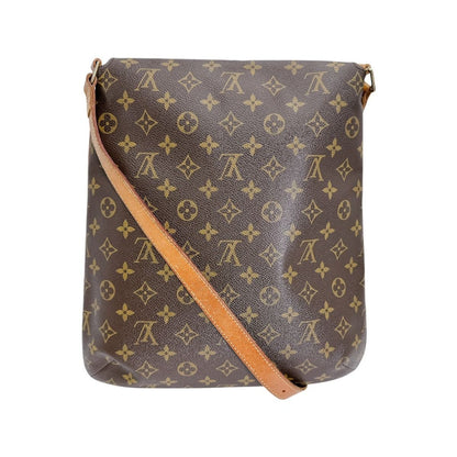 Louis Vuitton Monogram Musette Crossbody Bag Brown — view 3