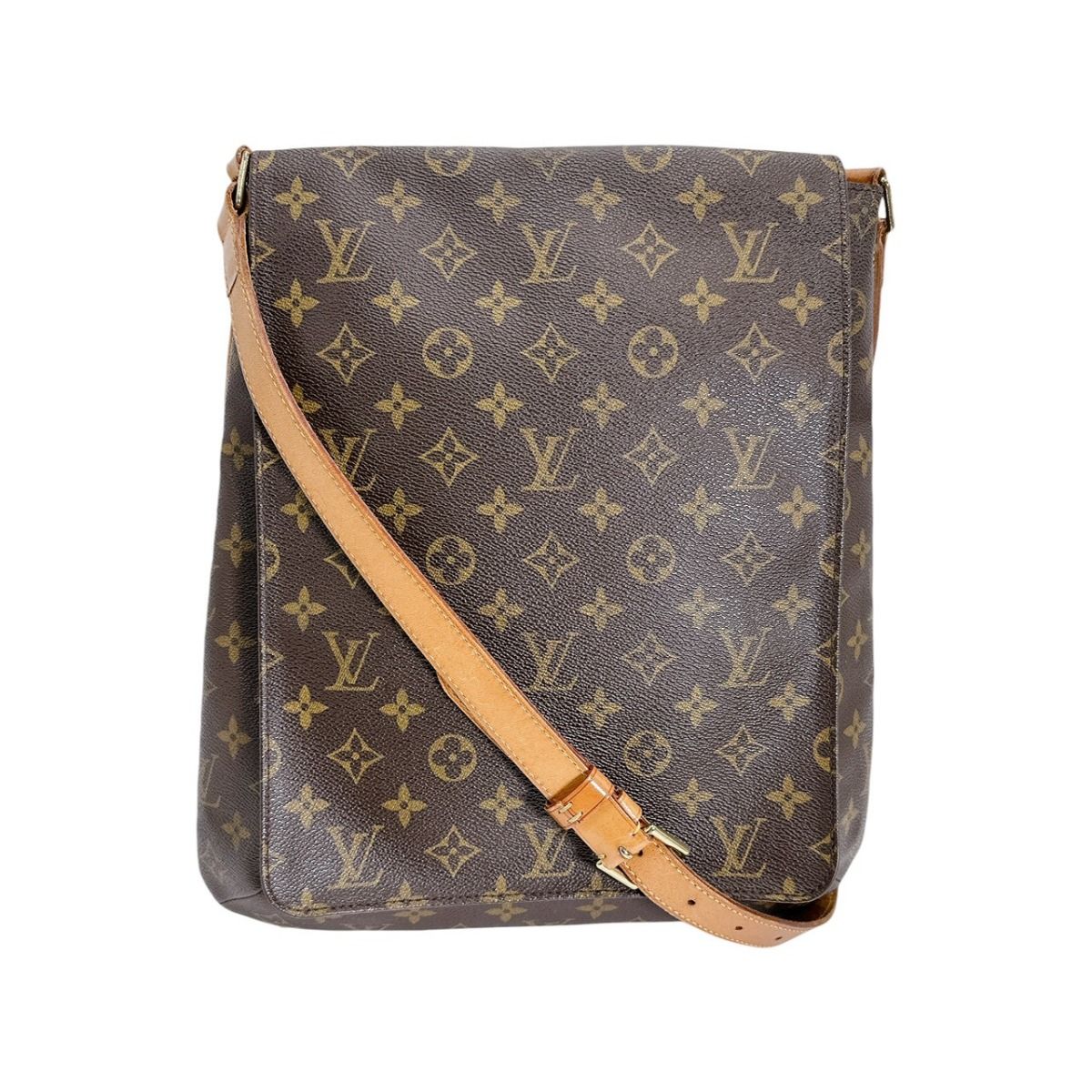 Louis Vuitton Monogram Musette Crossbody Bag Brown — view 2