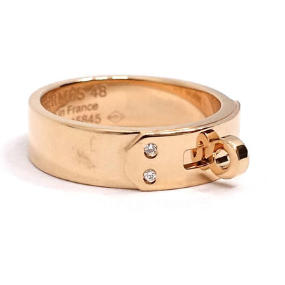 Hermes Kelly Ring Diamond Pink Gold — view 4